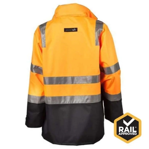 Picture of PMB2G, Premium 5 in 1 Ripstop Rain Jacket, 3M Tape, Rail Spec